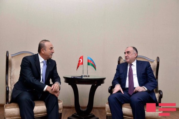 Bakıda Elmar Məmmədyarovla Mövlud Çavuşoğlu arasında görüş olub