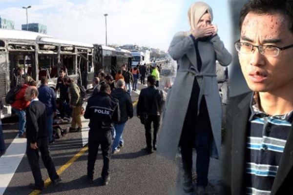İstanbulda iki metrobus toqquşub - 19 yaralı