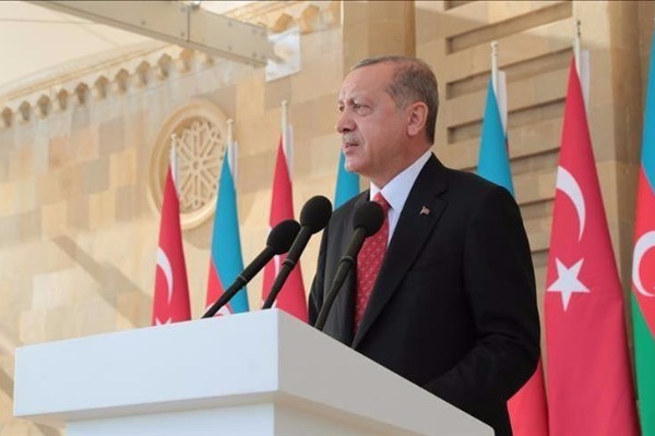 Türkiyə prezidenti: Dağlıq Qarabağ məsələsi Türkiyə üçün də eyni dərəcədə ağrılı problemdir