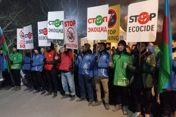 Laçın-Xankəndi yolu: Aksiya iştirakçıları gecə saatlarında da fəaldırlar