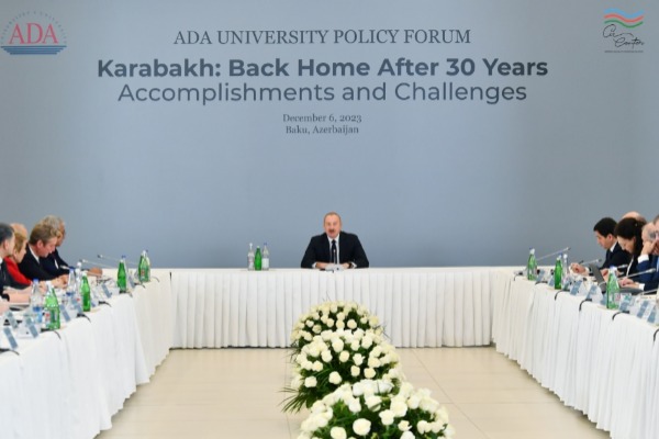 Prezident İlham Əliyev “Qarabağ: 30 ildən sonra evə dönüş. Nailiyyətlər və çətinliklər” Forumunda iştirak edib -                                       YENİLƏNİB 3 VİDEO